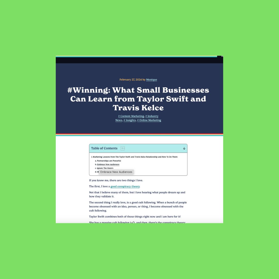 Blog Post on Marketing Best Practices